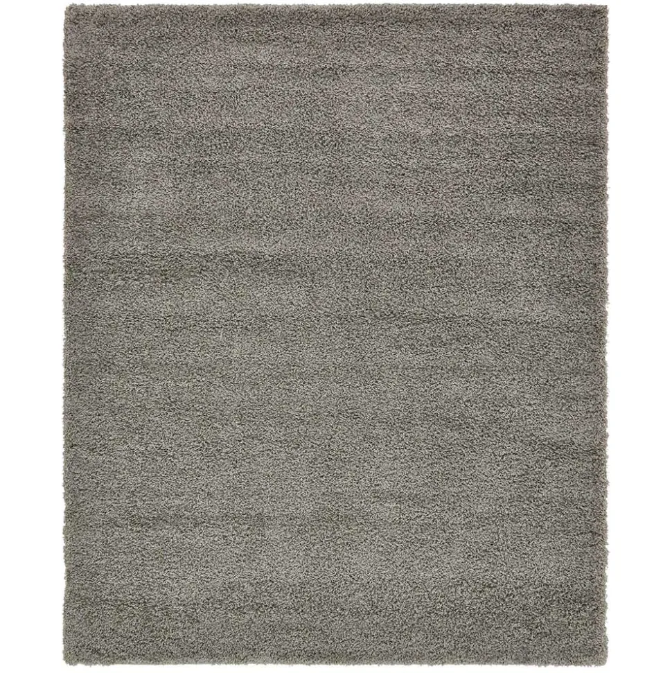 Teppich mit Hochflor in Hellgrau - Sirias