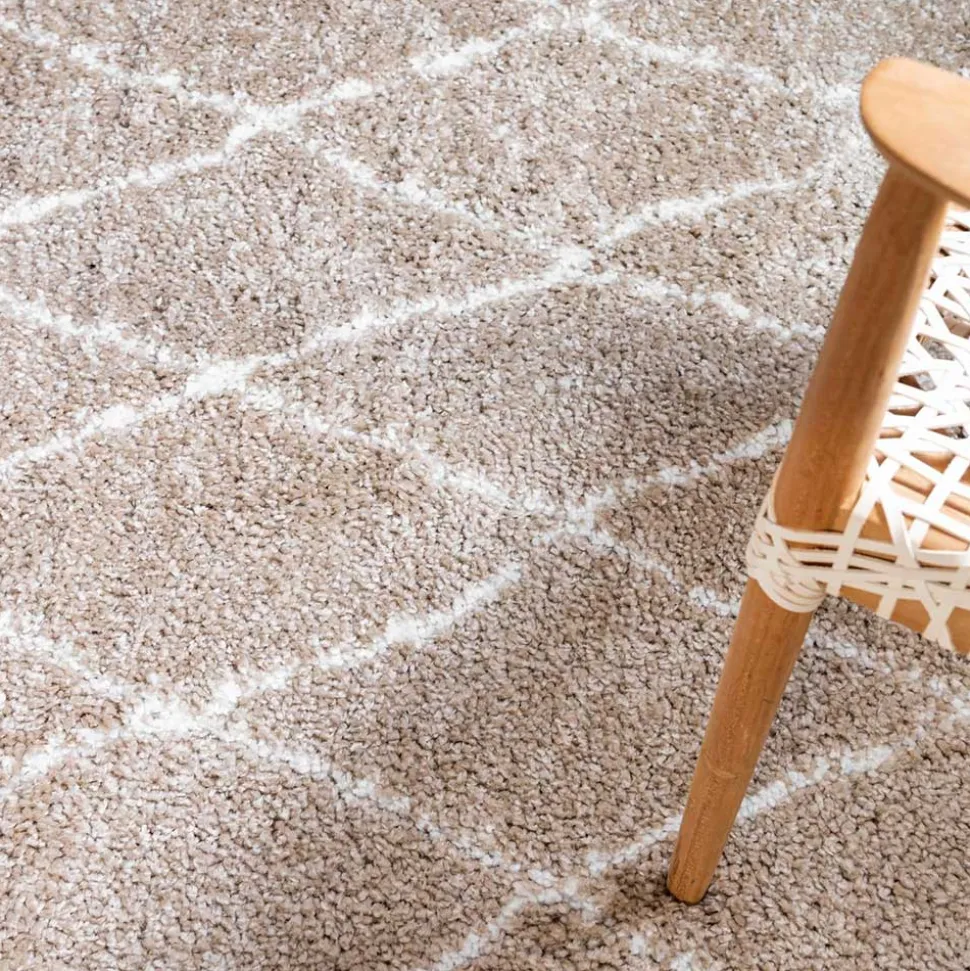 Teppich mit hohem Flor - 150 cm rund - Alli