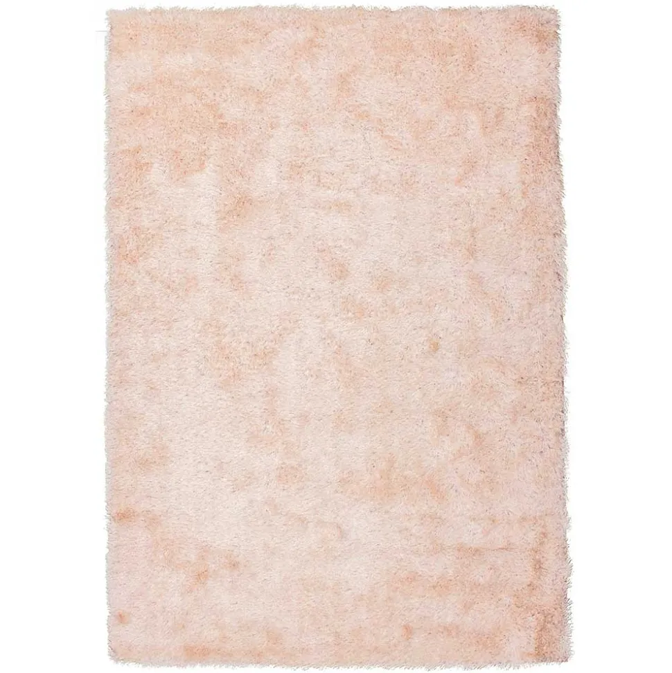 Teppich mit langem Flor in Rosa - Elani