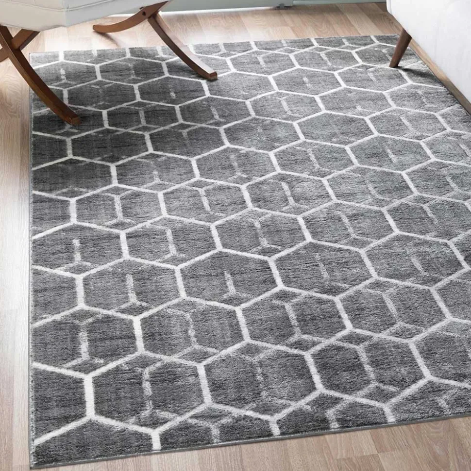 Teppich mit modern-geometrischem Muster - Finalo