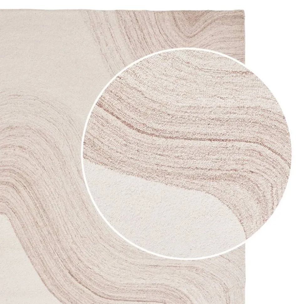 Teppich mit Wellenmuster - Makur