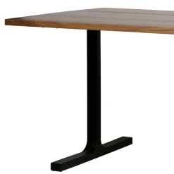 T-Gestell Tisch in Nussbaum & Schwarz - Bastion