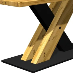 Tisch auf Säulengestell im X-Design - Chancy