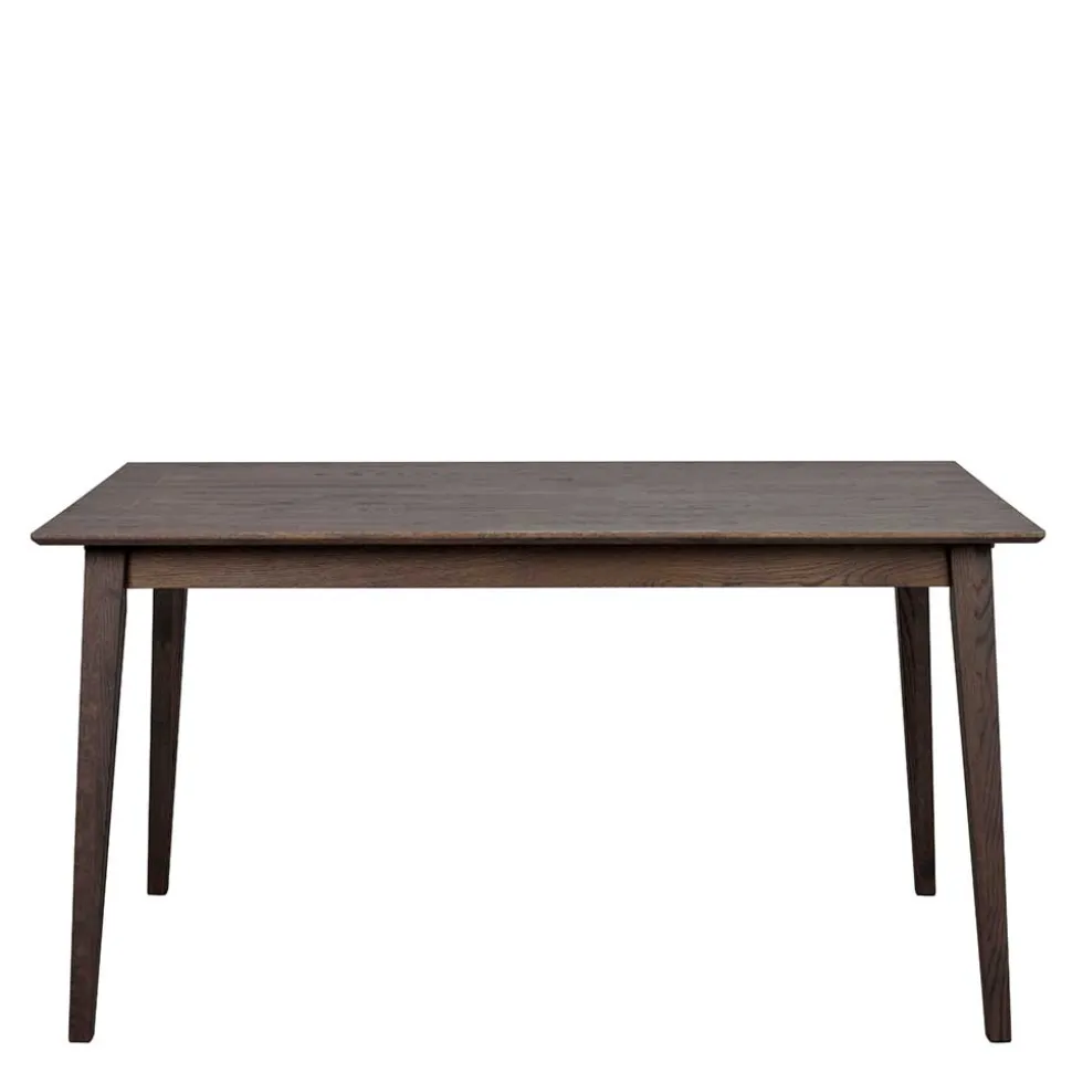 Tisch aus Eiche Massivholz in Dunkelbraun - Lomarios