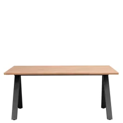 Tisch in Eiche und Schwarz - Fadrina