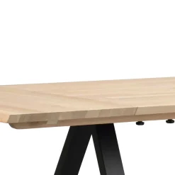 Tisch in Eiche und Schwarz - Fadrina