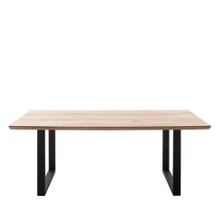 Tisch mit U-Gestell und Zerreiche Platte - Laviette