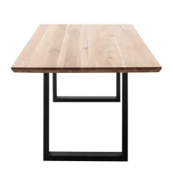 Tisch mit U-Gestell und Zerreiche Platte - Laviette