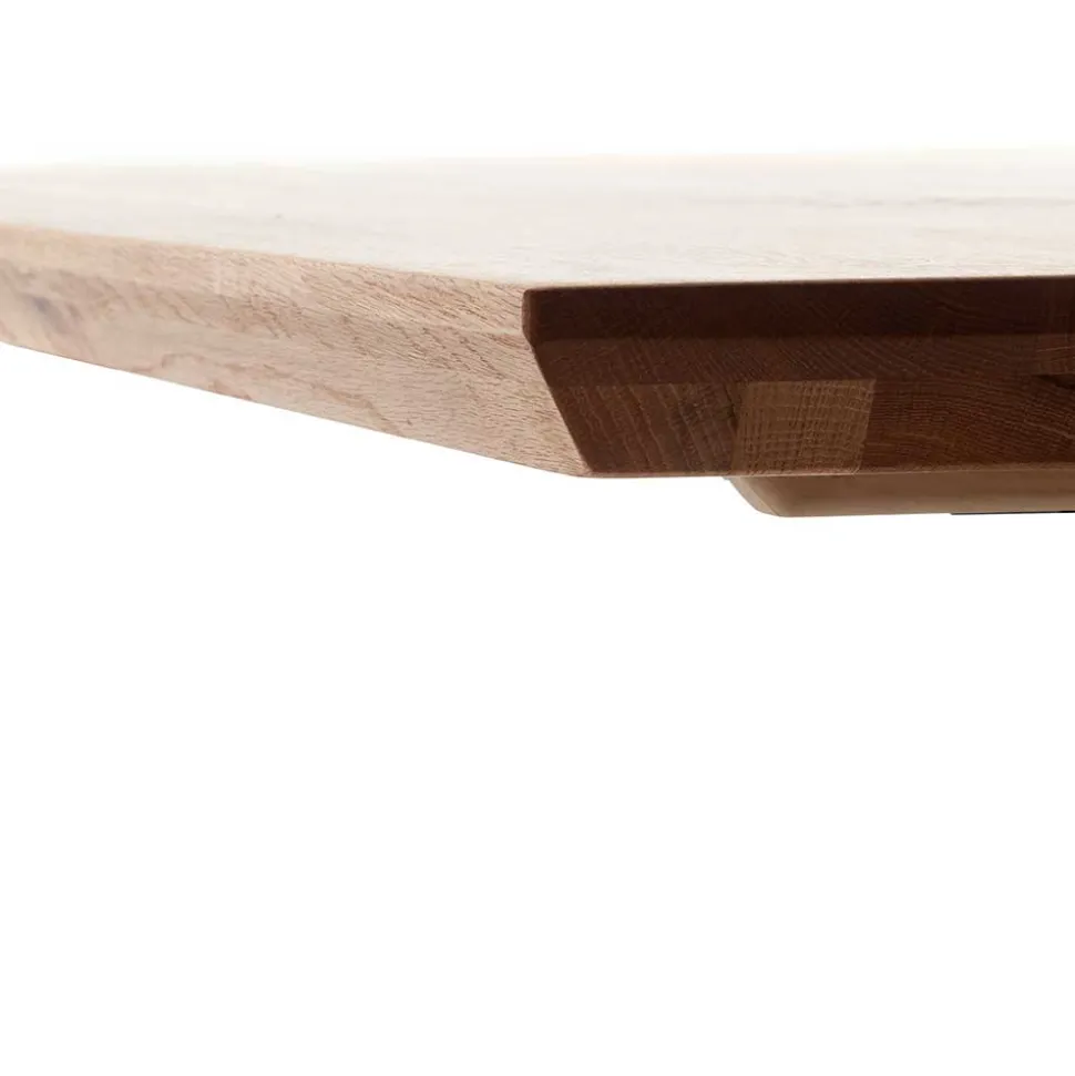 Tisch mit U-Gestell und Zerreiche Platte - Laviette