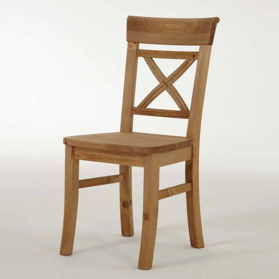 Tischgruppe Giurgia aus Kiefer Massivholz (fünfteilig)