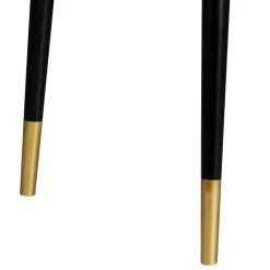 Tischgruppe in Schwarz & Beige - Orgevia (siebenteilig)