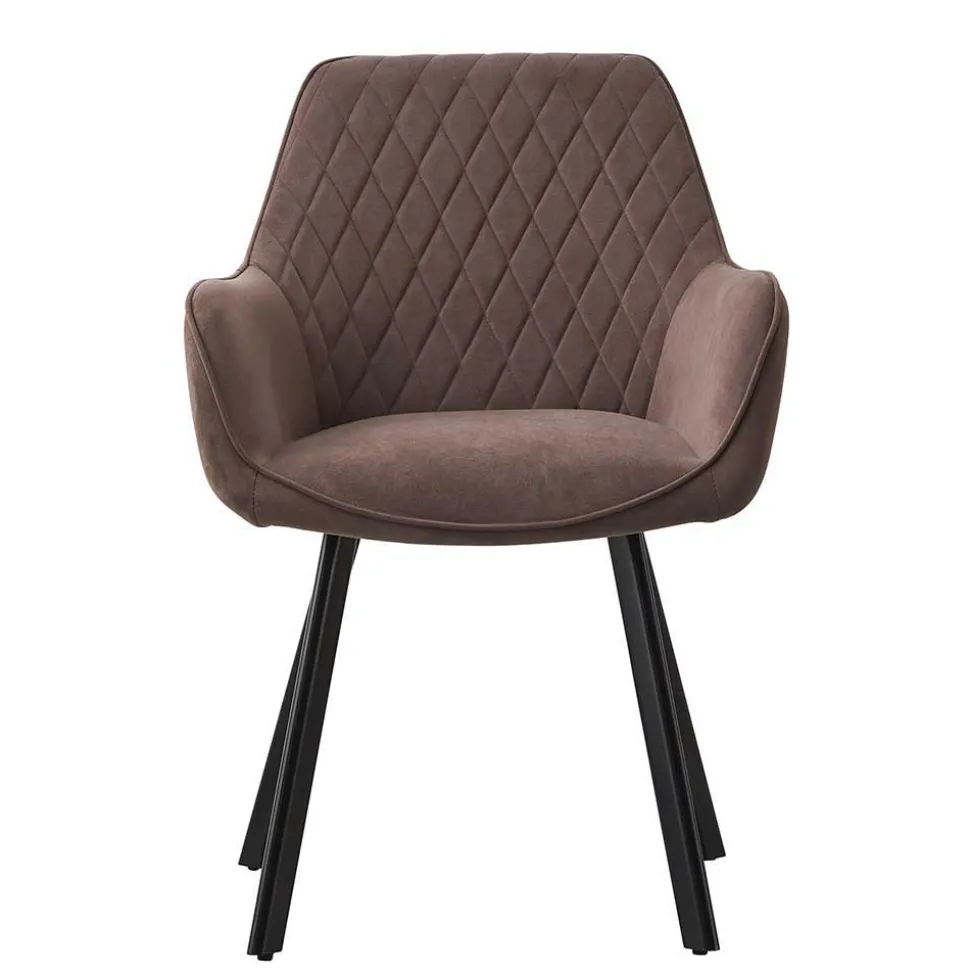 Tischgruppe mit vier Stühlen Set - Marquita (fünfteilig)