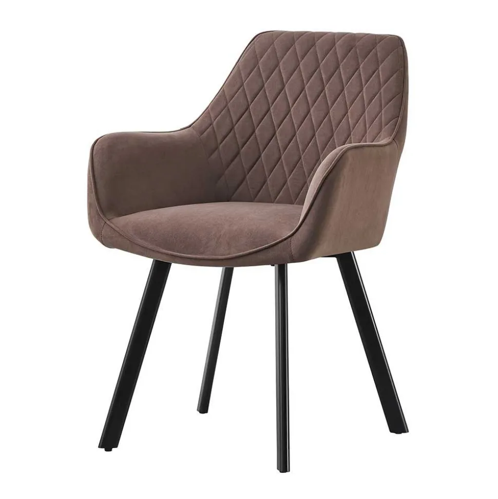 Tischgruppe mit vier Stühlen Set - Marquita (fünfteilig)