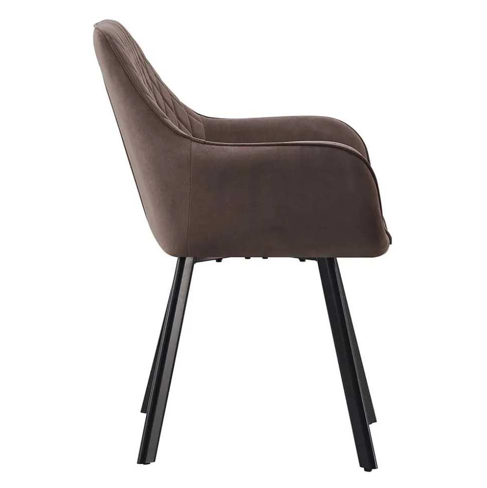 Tischgruppe mit vier Stühlen Set - Marquita (fünfteilig)