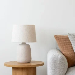 Tischlampe in Beige - Hanani