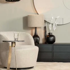 Tischlampe mit Boucle Schirm - Spring