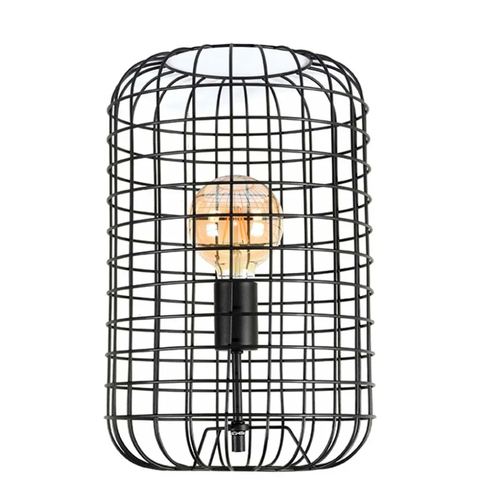 Tischleuchte mit Gitterschirm - Troketta