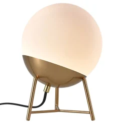 Tischleuchte mit weißem Glas Kugel - Millana