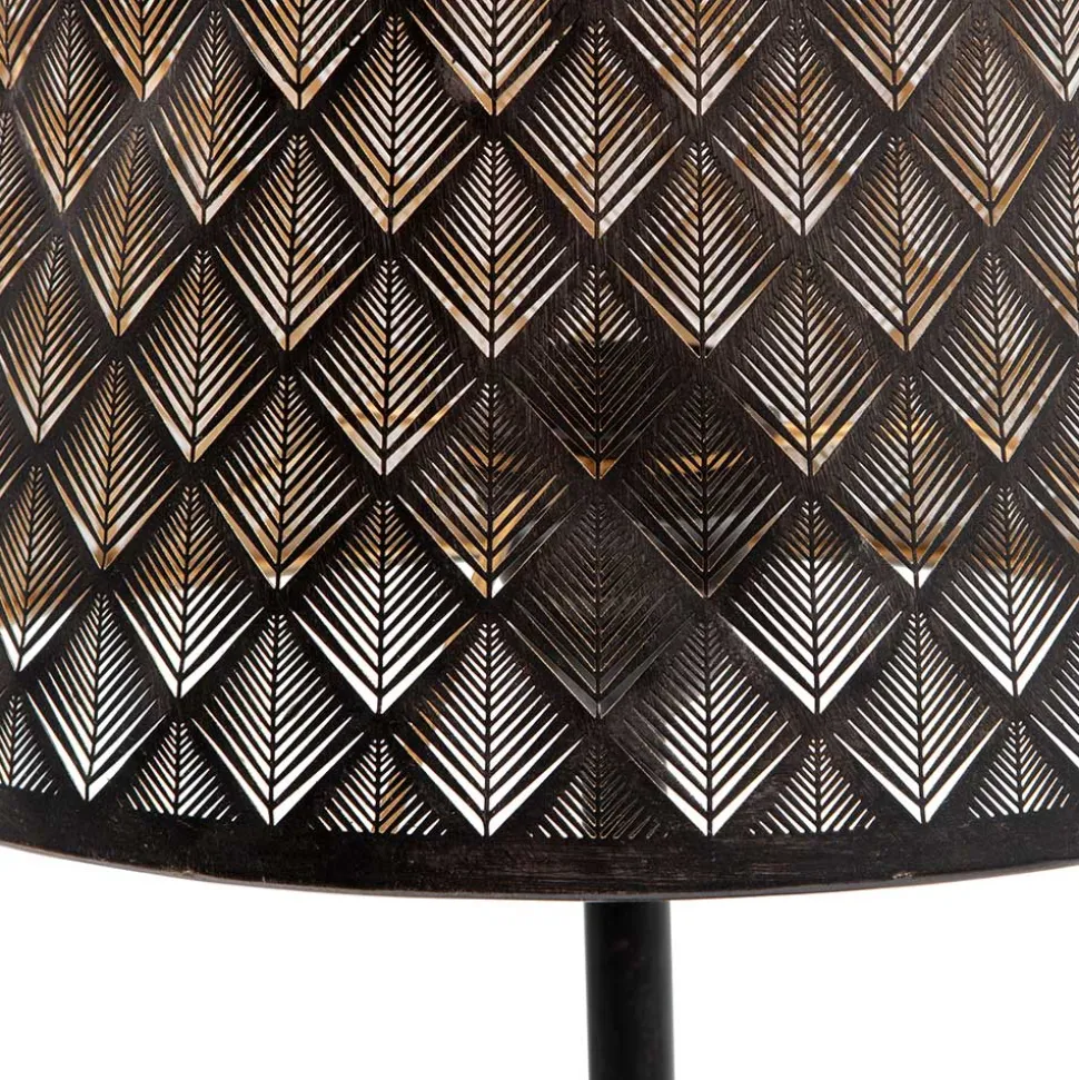 Tischleuchten in Altmessing & Schwarz - Trianus (2er Set)