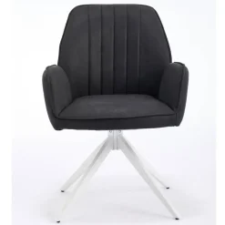 Tischsessel in Anthrazit - Minea (2er Set)