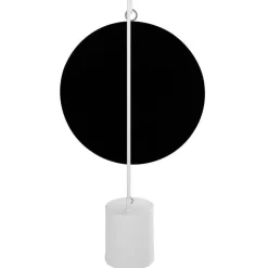 Tischspiegel in Silberfarben und Weiß - Cavan