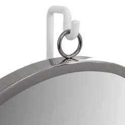 Tischspiegel in Silberfarben und Weiß - Cavan