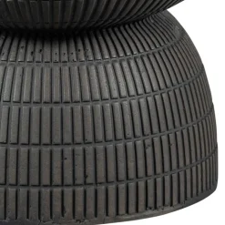 Tonfaser Beistelltisch in Dunkelbraun - Feregato