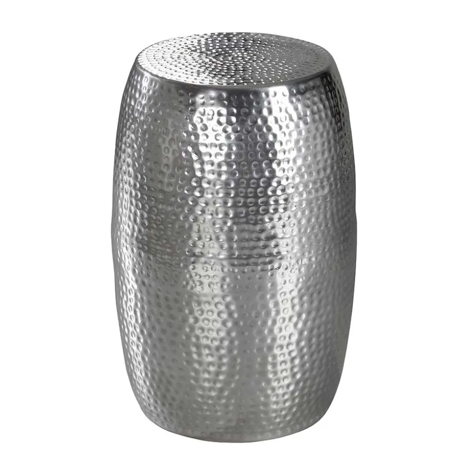 Tonnen Design Beistelltisch aus Aluminium - Bahare