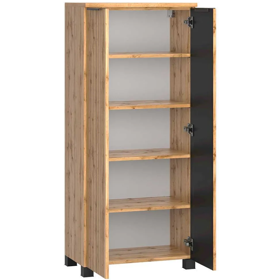 Topp Badmöbel-Kombination zweifarbig - Crystoga (vierteilig)