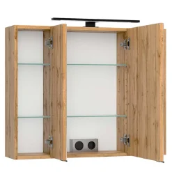 Topp Badmöbel-Kombination zweifarbig - Crystoga (vierteilig)