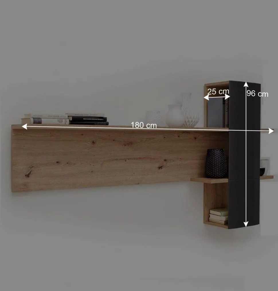 Topp Design Anbauwand Set - Vecenda (dreiteilig)