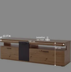 Topp Design Anbauwand Set - Vecenda (dreiteilig)