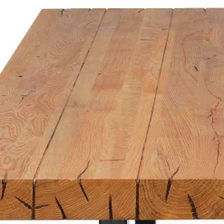 Topp Esstisch mit Platte Wildeiche geölt - Vastillo