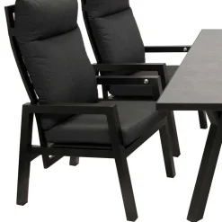 Topp Gartentisch & Armlehnstühle - Curedo (fünfteilig)