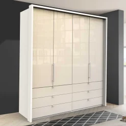 Topp Kleiderschrank mit Falttüren & Schubladen - Zidarie