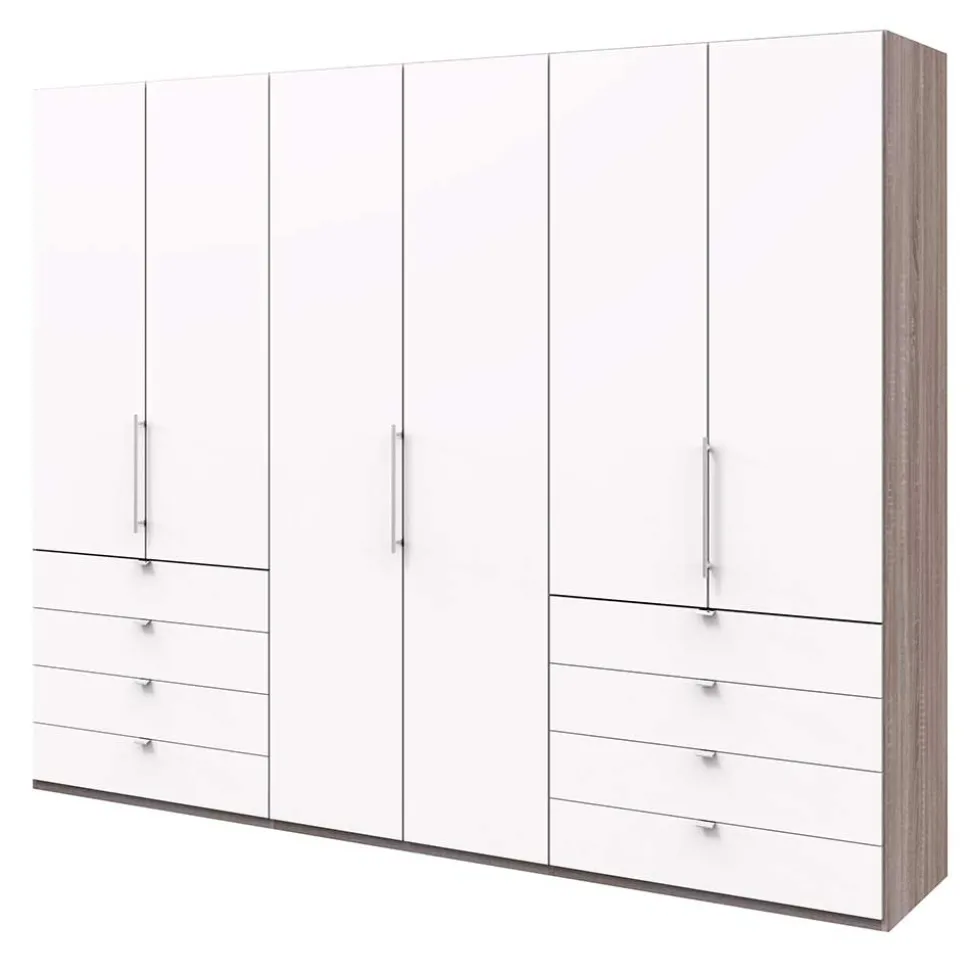 Topp Kombi-Schlafzimmerschrank mit acht Schubladen - Tivierto