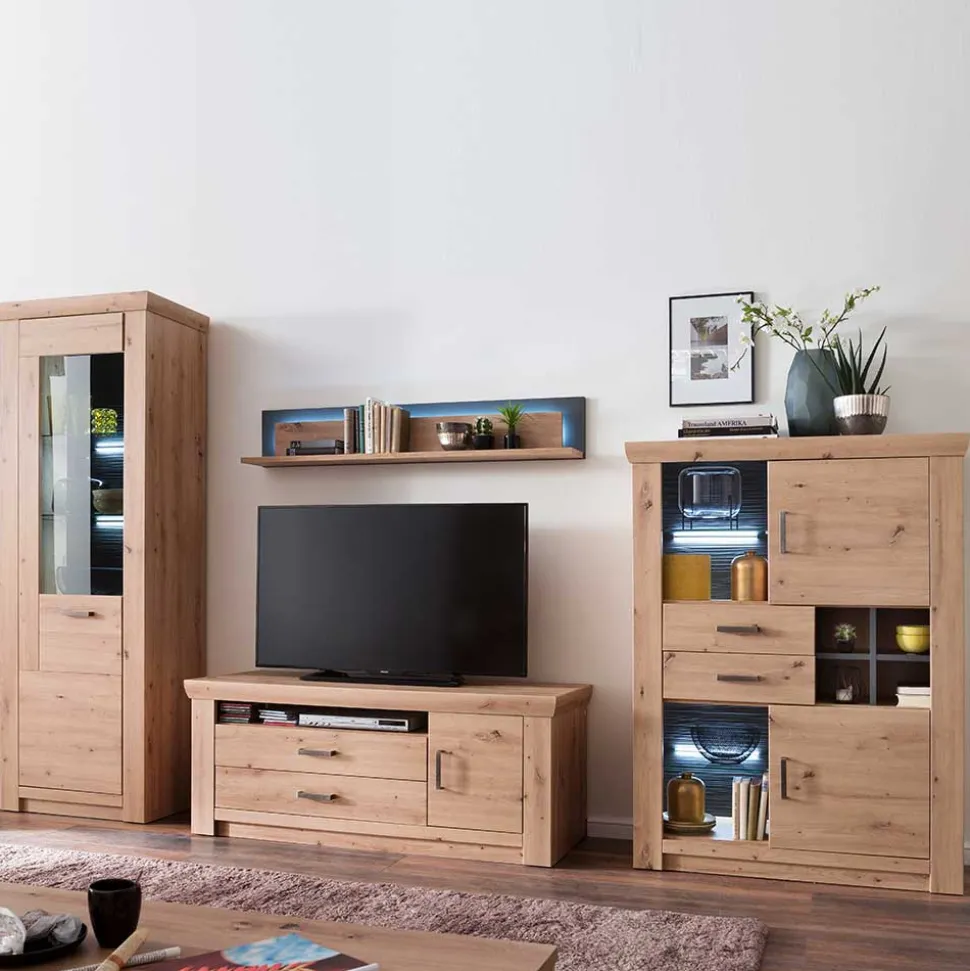 Topp Wohnzimmer Schränke Kombi - Wykina (vierteilig)