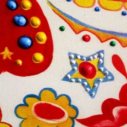 Totenkopf Wandbild - Boho - dia de los muertos - Forjan