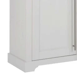 2-türige Kommode in Weiß & Honig - Eyzaco