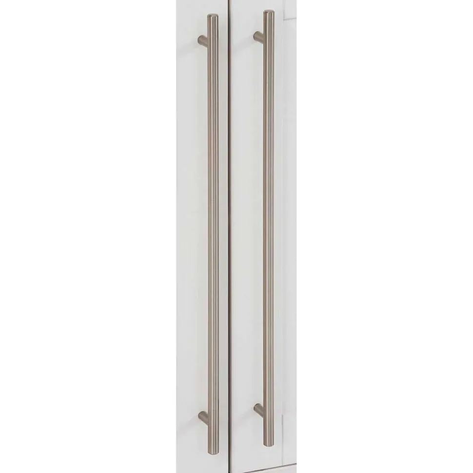 2-türige Kommode in Weiß & Honig - Eyzaco