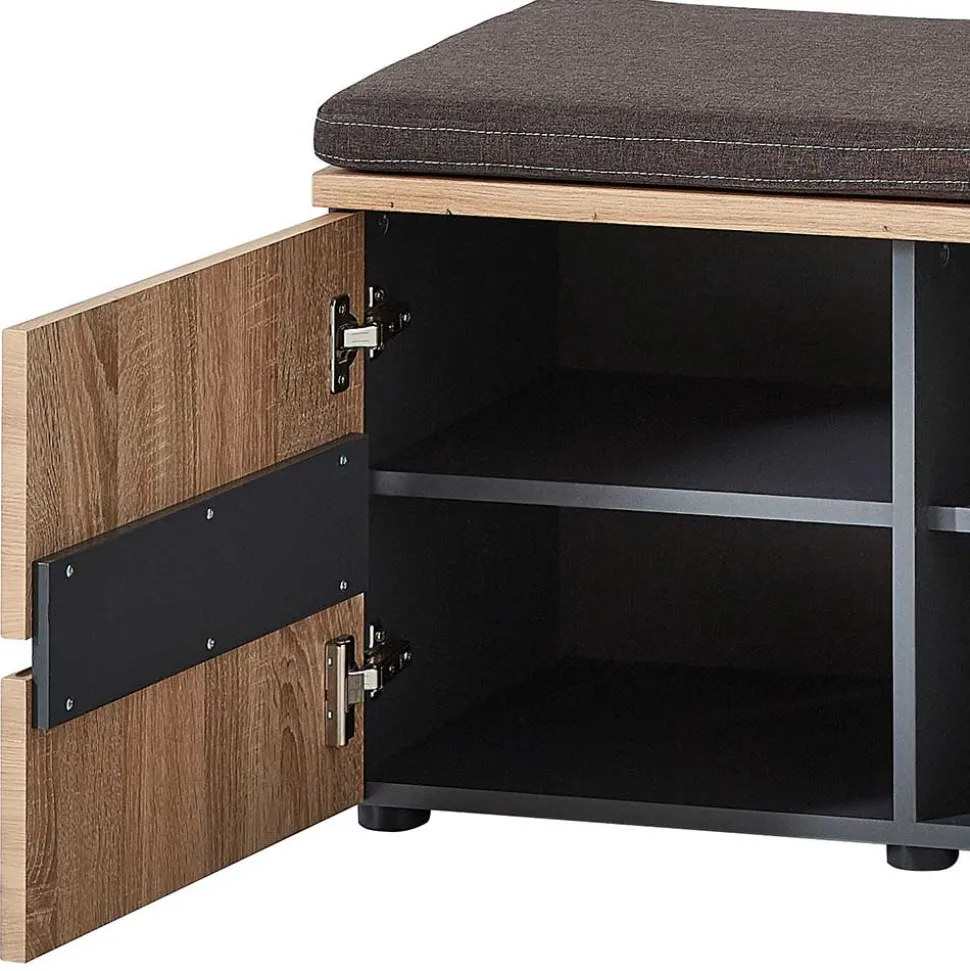 2-türige Schuh Flurbank mit Polster - Kuetra