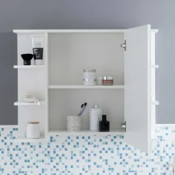 1-türiger Bad Spiegelschrank mit Regalen - Giulia