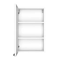 1-türiger Badezimmeroberschrank in Weiß - Livendas
