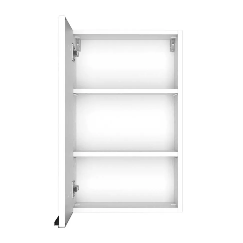 1-türiger Badezimmeroberschrank in Weiß - Livendas