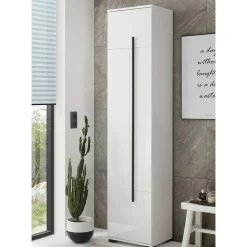1-türiger Badezimmerschrank mit 200 cm Höhe - Ingmesan
