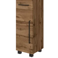 2-türiger Bad-Hochschrank in Holz Optik - Acrosia