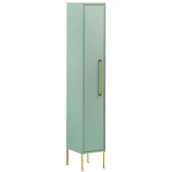1-türiger Badschrank in Mintgrün & Gold - Aparcian