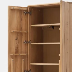 2-türiger Dielenschrank aus Massivholz - Mabasa