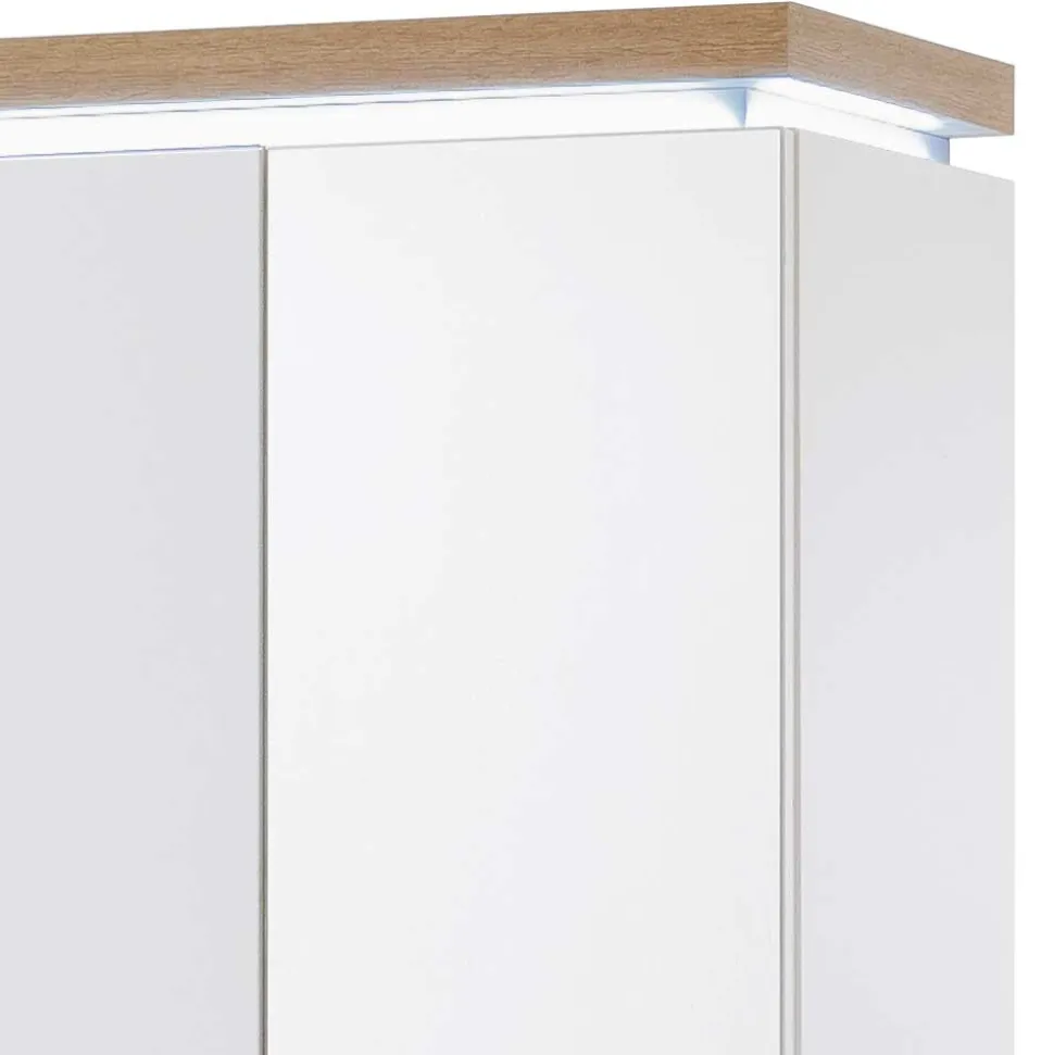 2-türiger Dielenschrank mit Spiegel - Nusenia