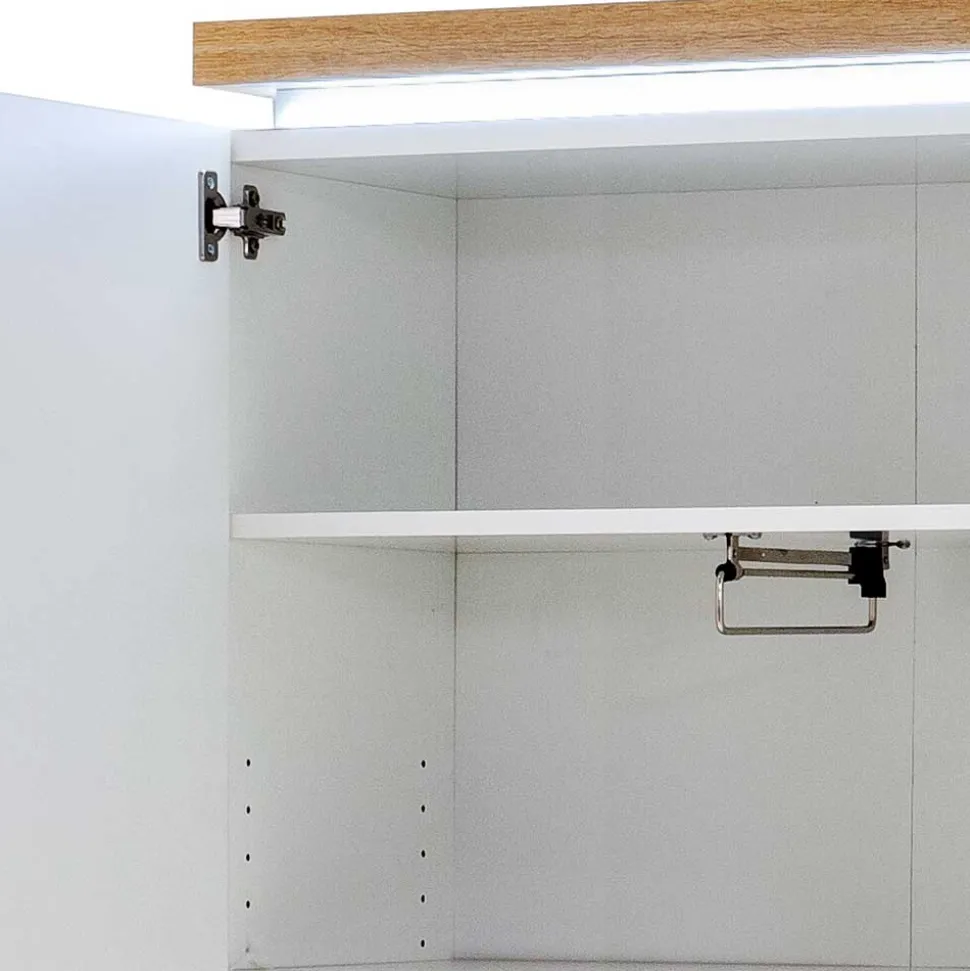 2-türiger Dielenschrank mit Spiegel - Nusenia